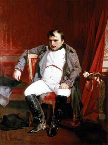 Paul Delaroche Napoleon Bonaparte abdicated in Fontainebleau China oil painting art